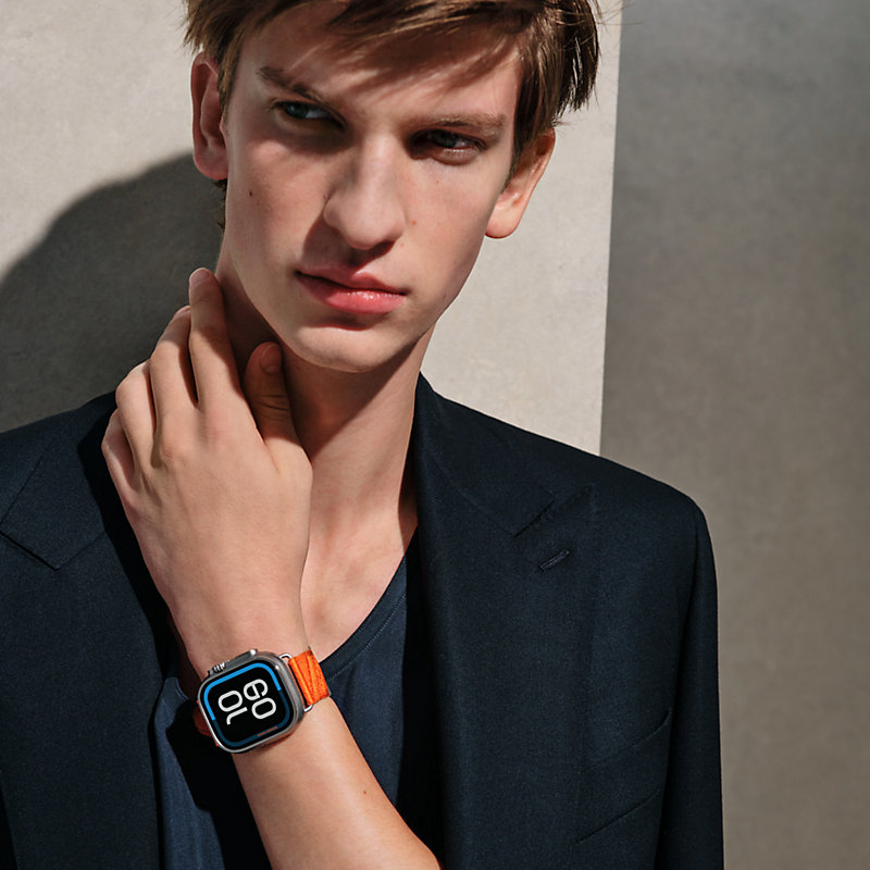 Apple Watch Hermès シンプルトゥール 《アン・メール》 49 mm